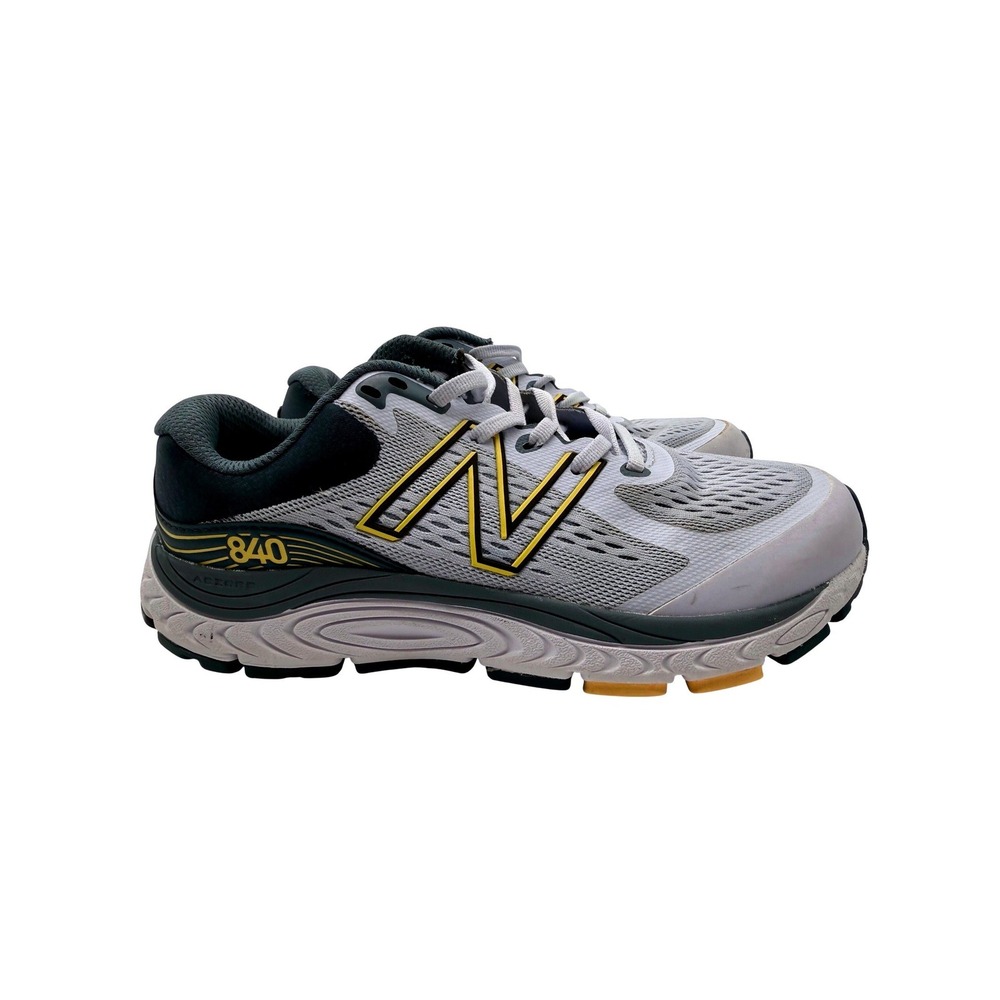 New Balance 840 v4 Running Shoes Mens 6 Womens 7.5 Grey Gold Good ABZORB Sneaker
